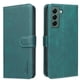 thumbnail image 1 of Funda Billetera para Samsung Galaxy S21 Protección RFID y Soporte Ajustable Verde, 1 of 6