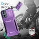 thumbnail image 4 of Funda Resistente para Motorola Moto G 4G 2023 con Tapa Deslizante y Protección Militar Morado, 4 of 6