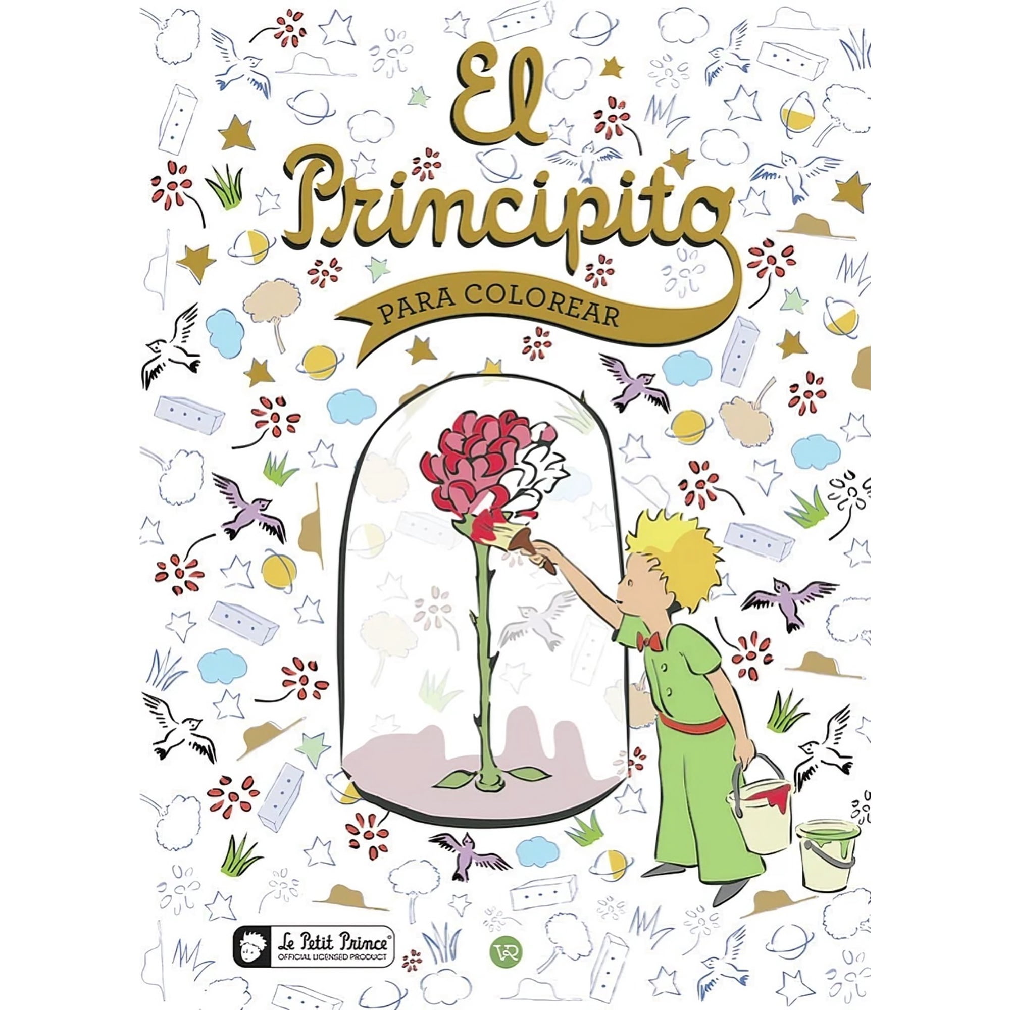 Vr - Libro El Principito Xl - Para Colorear - Vyr