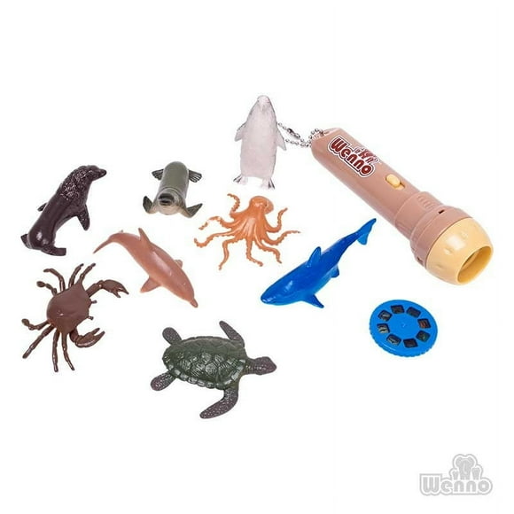 Linterna Con Proyeccion Animales Del Oceano