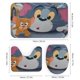 thumbnail image 3 of Tom y Jerry-theme 4-Piece Shower Curtain Set with Rugs, Waterproof Bathroom Decor Set Includes Bath Mat, U-Shaped Rug, Toilet Lid Cover and Curtain with Hooks, 3 of 6