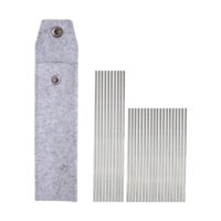 Bothyi - Pasadores De Acero Inoxidable Para Tablero De Bloqueo De Crochet, Resistentes Y Con Bolsa De Viaje.