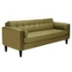 thumbnail image 2 of Sofa Retro 3cg Felpa 00 Verde Musgo, 2 of 6