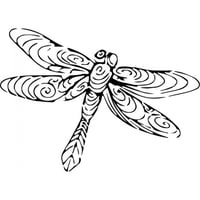 Rienda Libre Graphics - Decomural Swirl Dragonfly Ws-35560