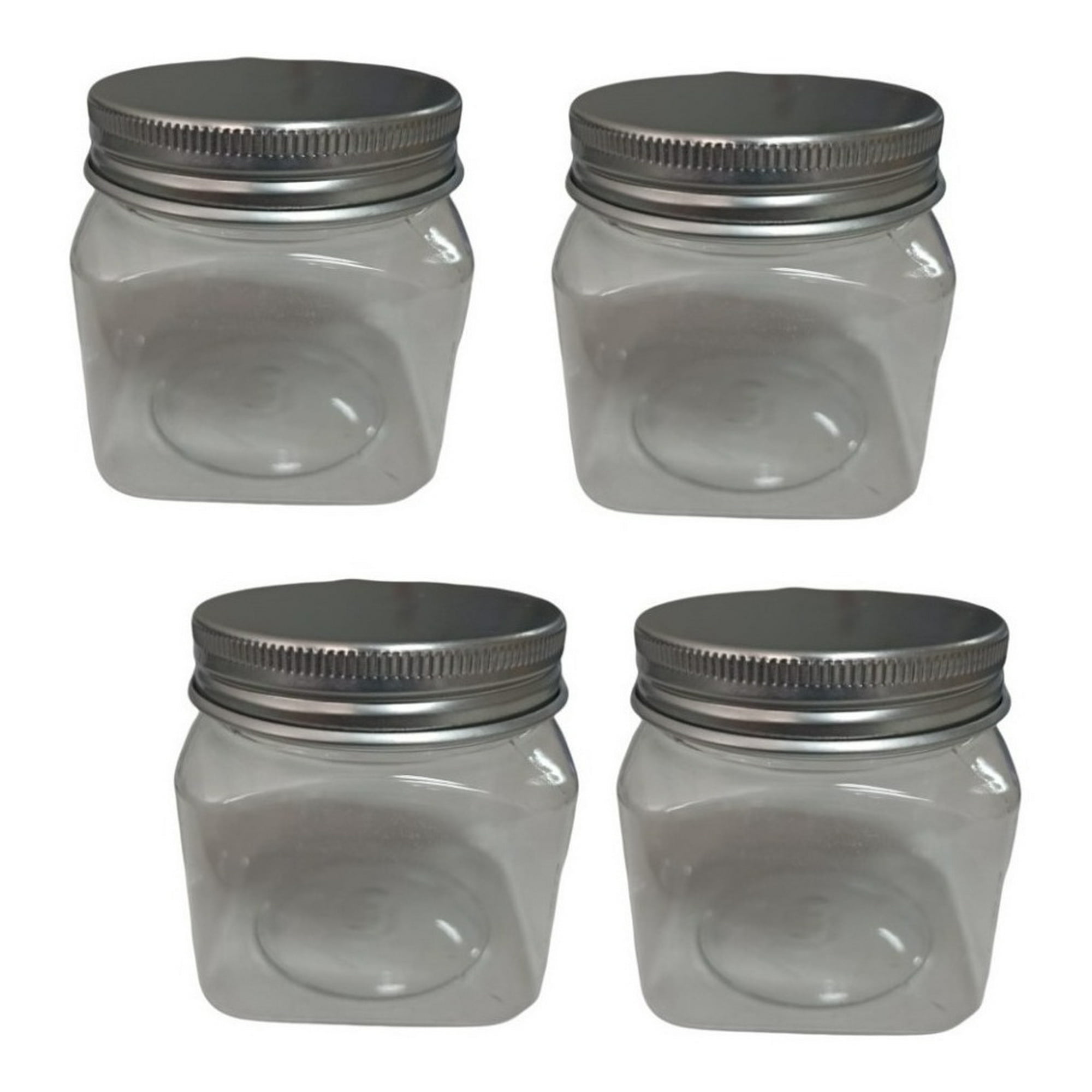 Genérico - 4 Potes Plasticos Frascos Plasticos Pote Plastico Frasco