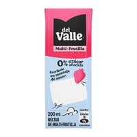 Néctar Multi-Frutilla 0% Azúcar Añadida Caja 200 Ml Del Valle
