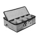 thumbnail image 3 of Café Caja de almacenamiento Caza de vidrio Caja de la cremallera Ventana transparente Versátiles Sostenga 12 cristalería Conveniente organizador de la, 3 of 5