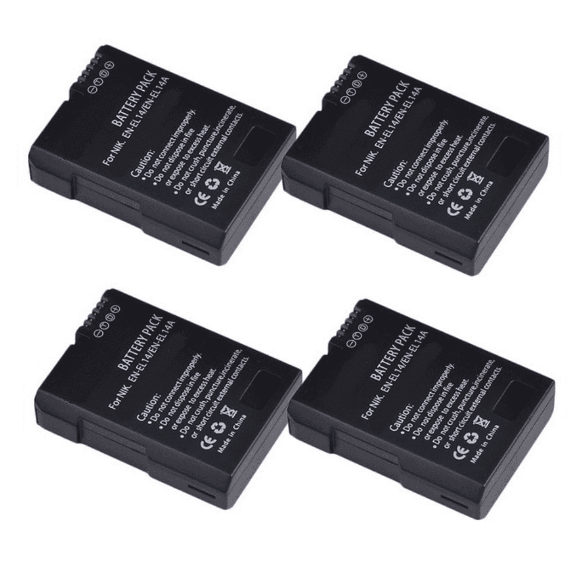 Genérico - 4 Baterías En-el14 Alternativa Nikon