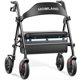 thumbnail image 1 of Rollator Walker HOMLAND Bariatric, 500 libras, con asiento y bolsa de almacenamiento, 1 of 8