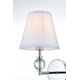 thumbnail image 5 of Lámpara de pared Living District Bethany de níquel satinado, 1 luz, 5 of 9