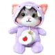 thumbnail image 3 of Gato Animal De Peluche Juguetes De Peluche Suave Gato Muñeca Campana Juguetes Para Sofá Lila, 3 of 5