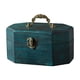 thumbnail image 4 of Caja De Almacenamiento Para Joyas, Organizador De Bodas, Aretes, Cofre Del Tesoro De Madera Verde, 4 of 5