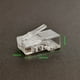 thumbnail image 2 of RJ45 Cat5 Cat5e Unshielded Connector, Gold-Plated 3-Prongs Chips 8P8C Modular Plug Ethernet Ends For UTP Solid Wire And Standard Network Cable, 2 of 2