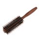 thumbnail image 5 of pelo redondo del cepillo del cuidado del cabello de la fibra de la manija de madera contra striaght de la pérdida del pelo, 5 of 5