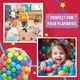 thumbnail image 5 of Pelotas de plástico Playz de 200 unidades con 8 colores para niños, 5 of 8