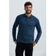 thumbnail image 2 of Polera Hombre Detalle Mangas Azul Marino, 2 of 4