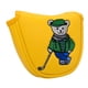thumbnail image 4 of Golf Club Headcover Wrap Sleeve PU Para Golfistas Golf Mallet Putter Head Cover Amarillo, 4 of 5