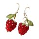 thumbnail image 4 of Pendientes De Frambuesa, Dulce Playa Para Mujer, Damas Para Aniversario, Regalo Festivo, Gota Corta, 4 of 5