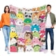 thumbnail image 1 of Squishmallow anti-pilling, suave, ligera, esponjosa y acogedora de lujo para hogar y cocina – Perfecta para niños y adultos,50X70cm, 1 of 6