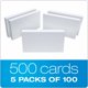 thumbnail image 4 of Tarjetas de índice Oxford 51EE rayadas 5 x 8 cm, blancas, 500 tarjetas, 4 of 8