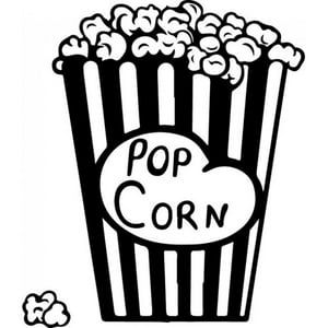 Rienda Libre Graphics - Decomural Popcorn Cinema Theatre Ws-32983