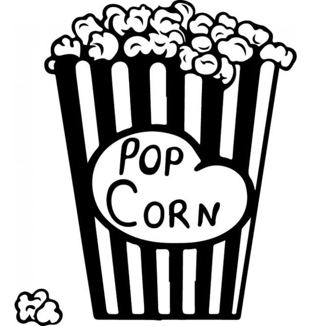 Rienda Libre Graphics - Decomural Popcorn Cinema Theatre Ws-32983