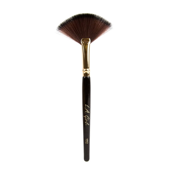 Brush L.A. Girl Pro Cosmetic Fan Brush para cabello sintético/natural