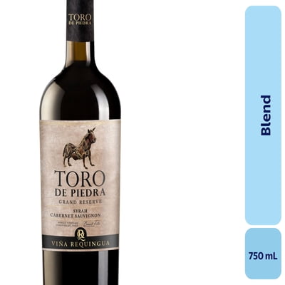 Vino Blend Botella 750 Ml Toro De Piedra