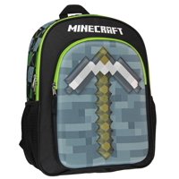 Mochila Bioworld Minecraft 40 Cm Con Pico Moldeado En 3D