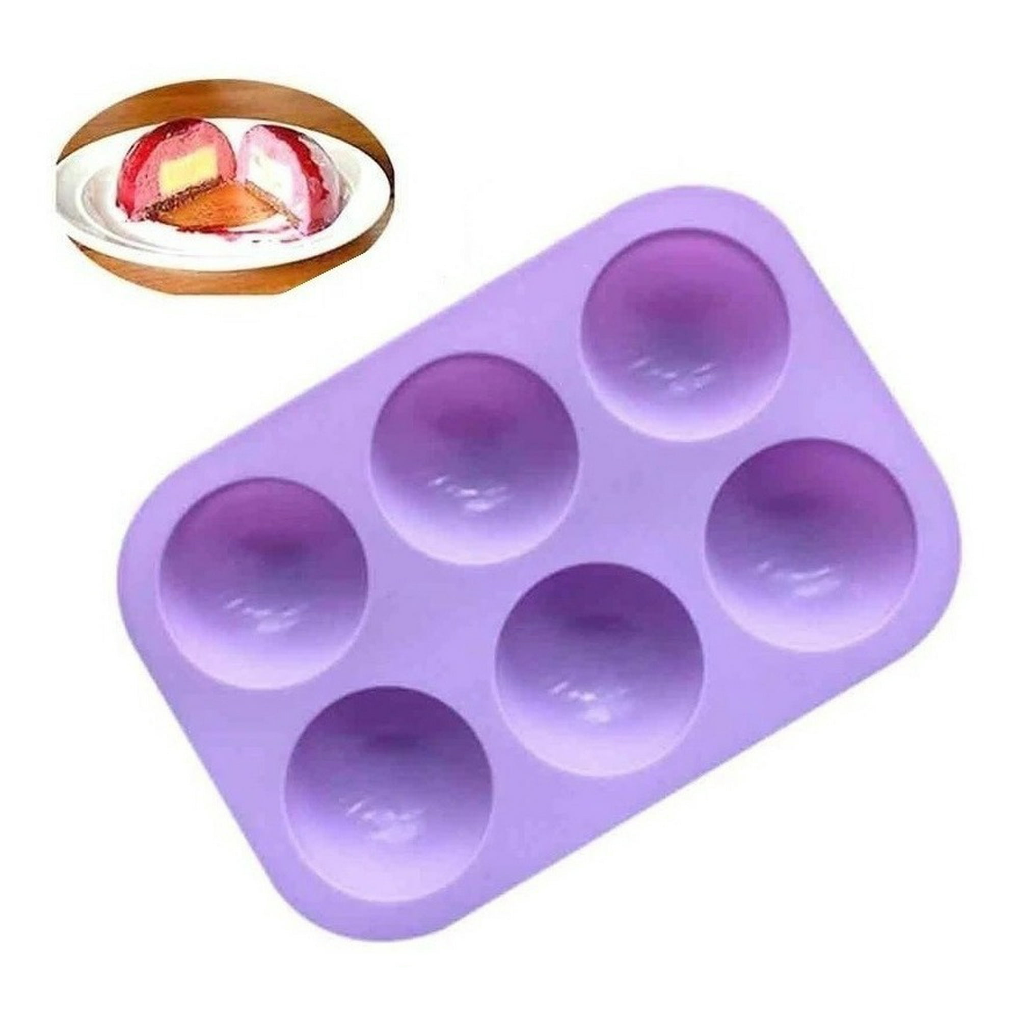 Genérico - Molde De Silicona Media Esfera Molde Silicona Media Esfera