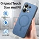 thumbnail image 4 of Magnetic Slim Case for Xiaomi Redmi Note 13 4G with Camera Guard & Anti-Scratch Back Blue, 4 of 6