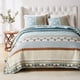 thumbnail image 1 of Juego de ropa de cama Greenland Home Thalia acolchado de 2 piezas, doble o XL, azul, 1 of 7