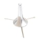 thumbnail image 3 of Soporte Para Trompeta Profesional, Ligero, Estable, Portátil Con Clavija De Almacenamiento Plateada, 3 of 5