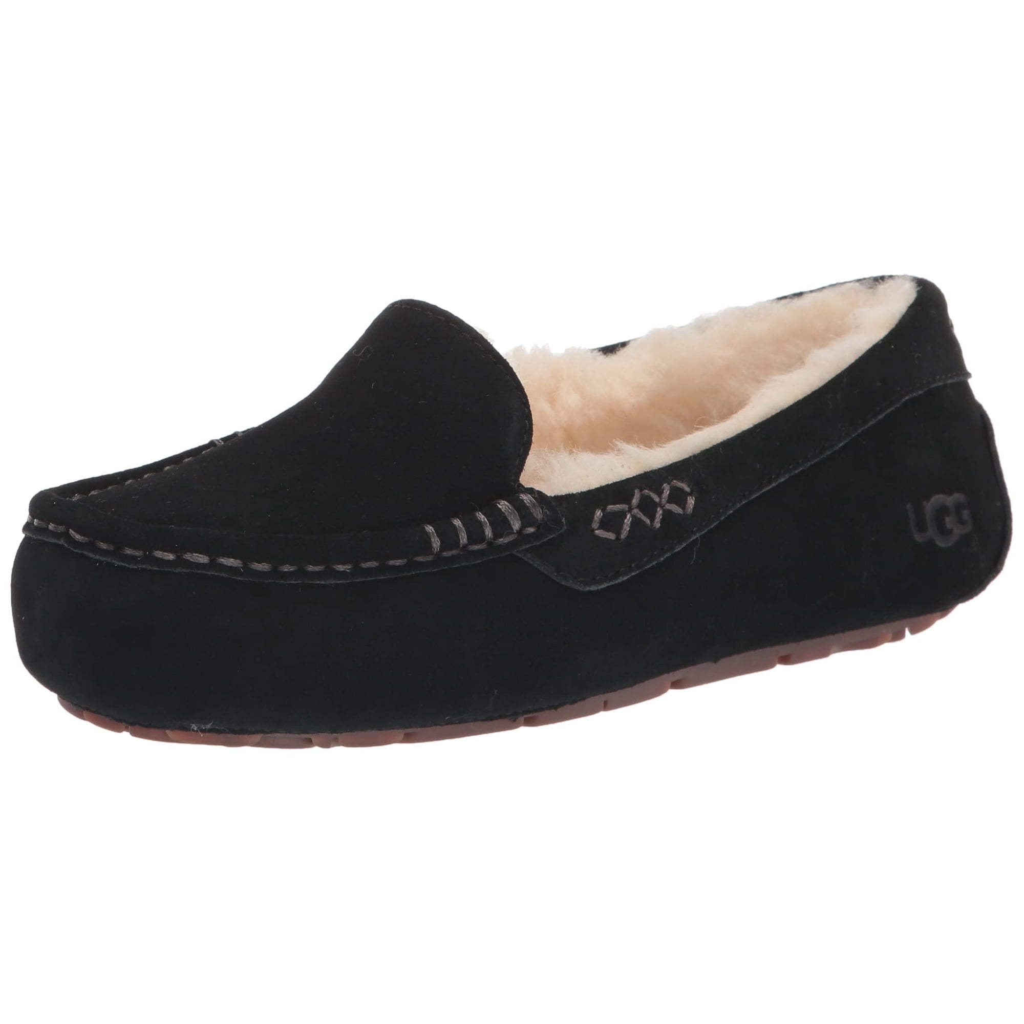 Zapatilla Ugg Ansley De Gamuza Negra Resistente Al Agua Para Mujer
