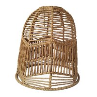 Ioensy - Lámpara Colgante Pantalla Cuerda De Papel Tejido Techo Lámpara Colgante Soporte De Lámpara