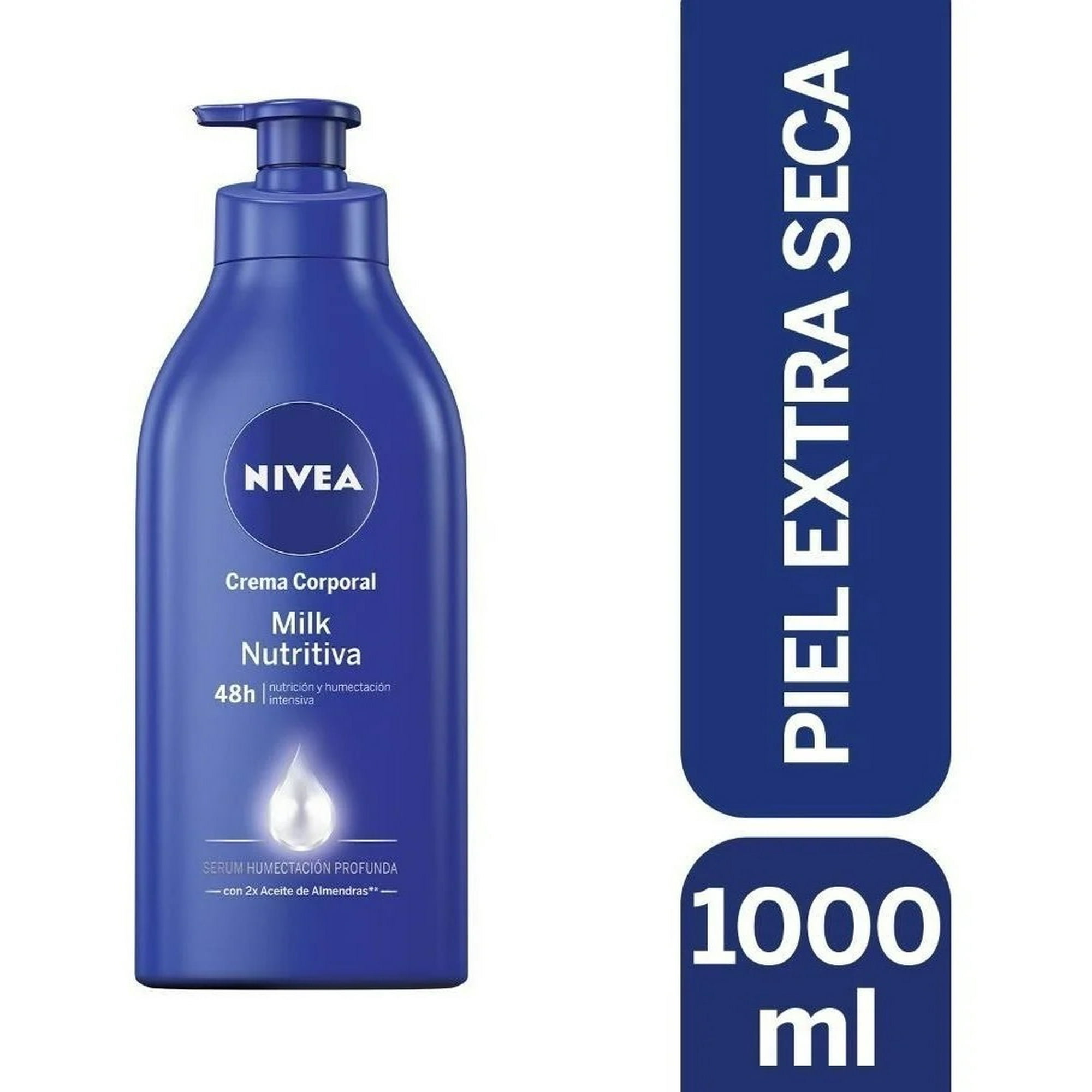 Cuidado Corporal Crema Nivea Milk Nutritiva Exta Seca 1000Ml