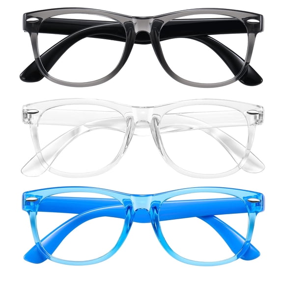 Gafas para Niños Okany 3 Paquetes Anti Luz Azul Antirreflejo UV