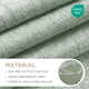 thumbnail image 2 of Cortinas opacas Joydeco de lino 100% bloqueadoras de luz, 100 x 230 cm, 2 of 9
