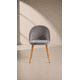 thumbnail image 3 of Pack de 8 Sillas Nordic Velvet Felpa de Comedor - Gris, 3 of 6