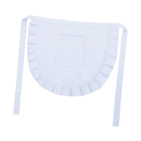 Delantal De Cintura Ajustado Para Niñas, Accesorio Para Cosplay, Fiesta De Halloween, Disfraz Blanco