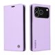 thumbnail image 3 of Funda Billetera de Cuero para iPhone 17 Pro con Tarjetero y Soporte - Tapa Magnética Morado, 3 of 5