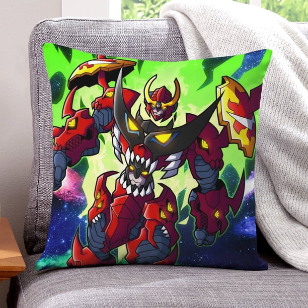 Gurren Lagann Fundas de almohada de terciopelo con tema, regalos de funda de almohada, decoración para el hogar, cojín de lanzar, regalo de cumpleaños para fans y parejas.61*61cm.
