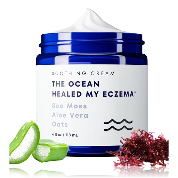 El Océano Curó Mi Eczema de HBTO, Crema Calmante de 4 oz
