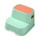 thumbnail image 4 of Taburete Escalonado Doble Para Niños Pequeños Taburete Escalonado Para Sala De Juegos Lavabo De Baño De Entrada Verde, 4 of 5