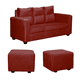thumbnail image 1 of Sofa Loreto Felpa Burdeo, 1 of 3