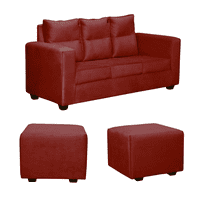 Genérico - Sofa Loreto Felpa Burdeo