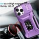 thumbnail image 4 of Funda Armada para iPhone 16 Pro Max con Tapa Deslizante y Soporte Magnético Giratorio Morado, 4 of 5