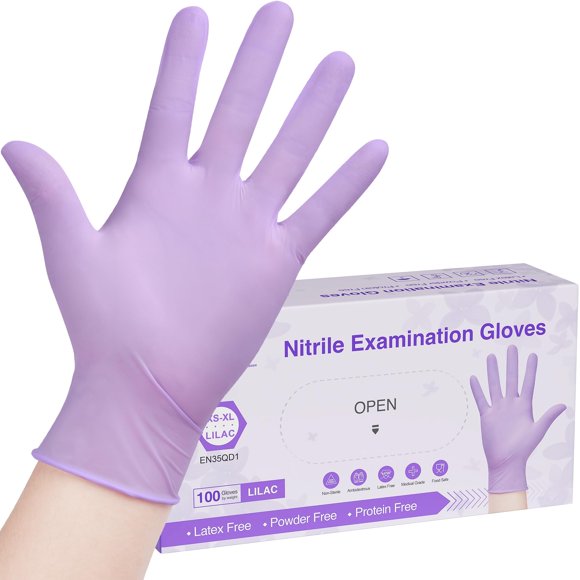 Guantes SwiftGrip desechables para exámenes de nitrilo, XL, caja de 100 unidades