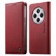 thumbnail image 1 of Funda Billetera de Cuero para [Xiaomi Redmi 14C], Bloqueo RFID, Tarjetas y Soporte Rojo, 1 of 5