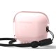 thumbnail image 1 of Funda transparente con cordón de TPU rosa para AirPods Pro 3 de Elago, 1 of 9